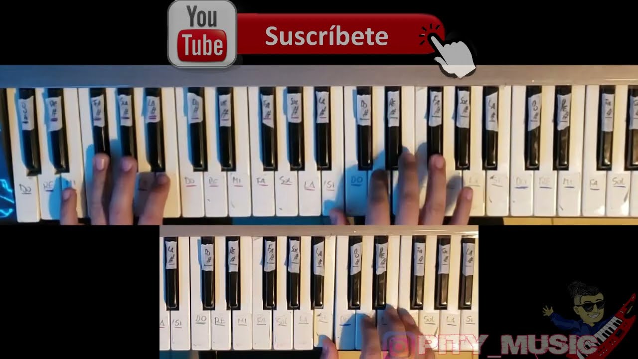 Los Ángeles Azules, Maria Becerra - El Amor de Mi Vida- TECLADO TUTORIAL