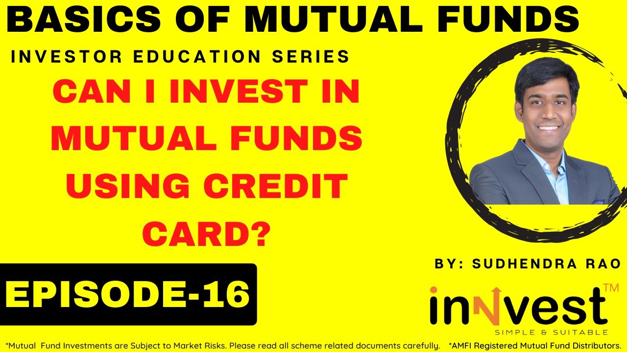 Can i invest in Mutual Funds Using Credit Cards? by innvest.in