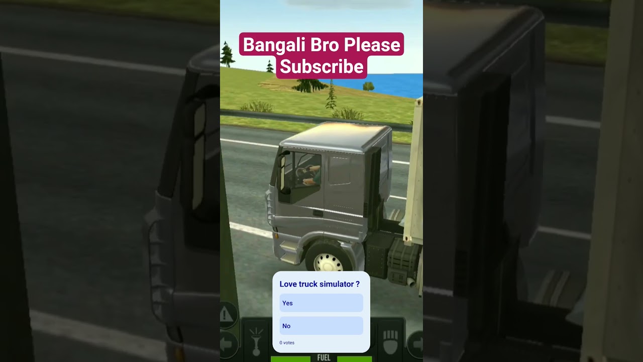 Truck Simulator Gameplay | Smooth Highway Driving 