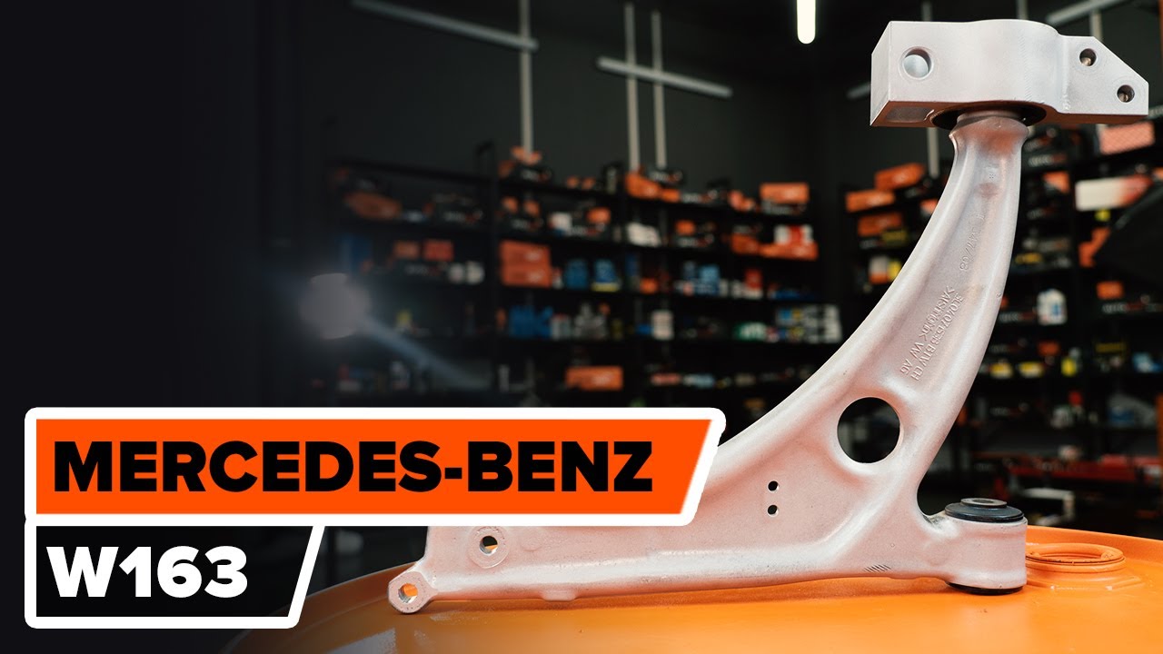 Come sostituire braccio anteriore superiore su MERCEDES-BENZ M W163 [TUTORIAL]