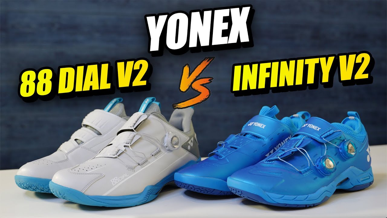 Best Laceless Badminton Shoe - Yonex 88 Dial V2 vs Infinity 2