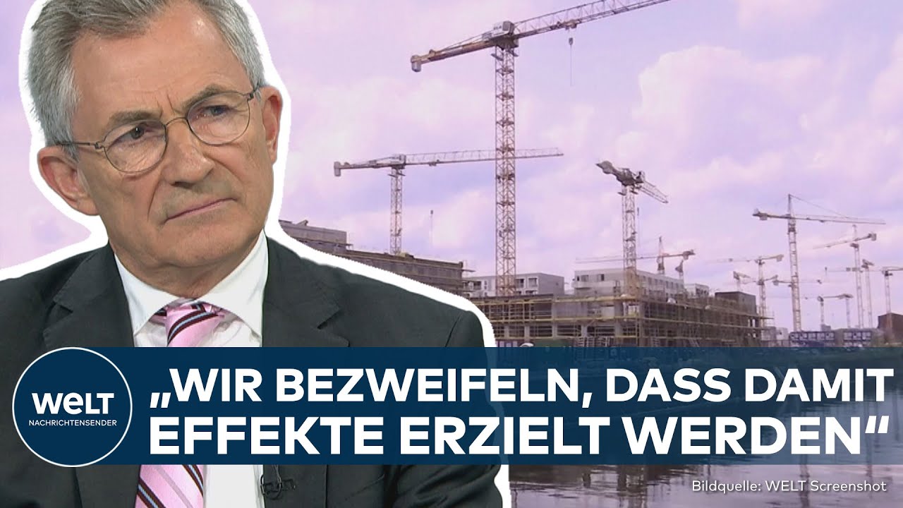 DEUTSCHLAND: Neue F&ouml;rderung f&uuml;r bezahlbaren Wohnraum - Harsche Kritik aus der Bauindustrie