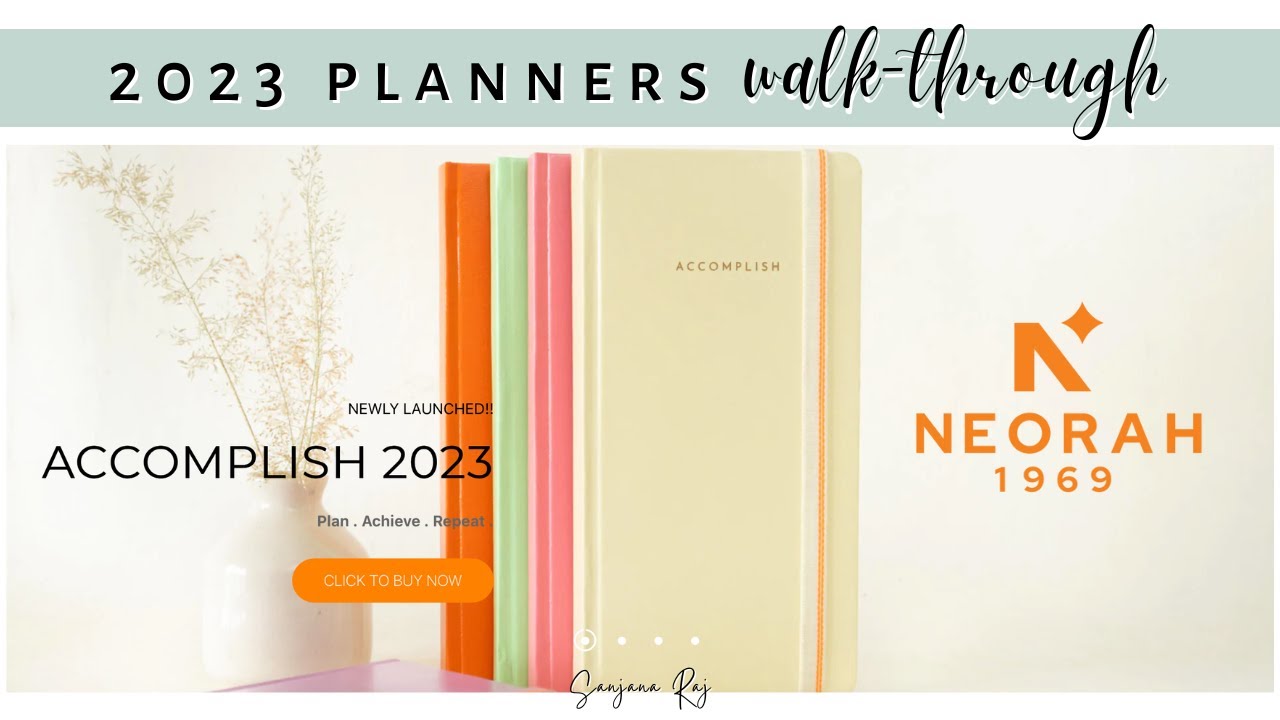 NEORAH Planner Walk-Through | Indian Planners 2023 | Sanjana Raj