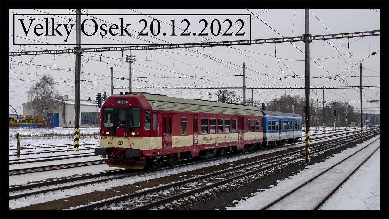 Vlaky Velký Osek 20.12.2022