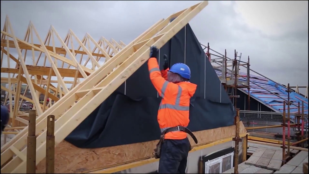 Trussed Rafter Roof Installation Video - TRA & Stewart Milne Timber Systems