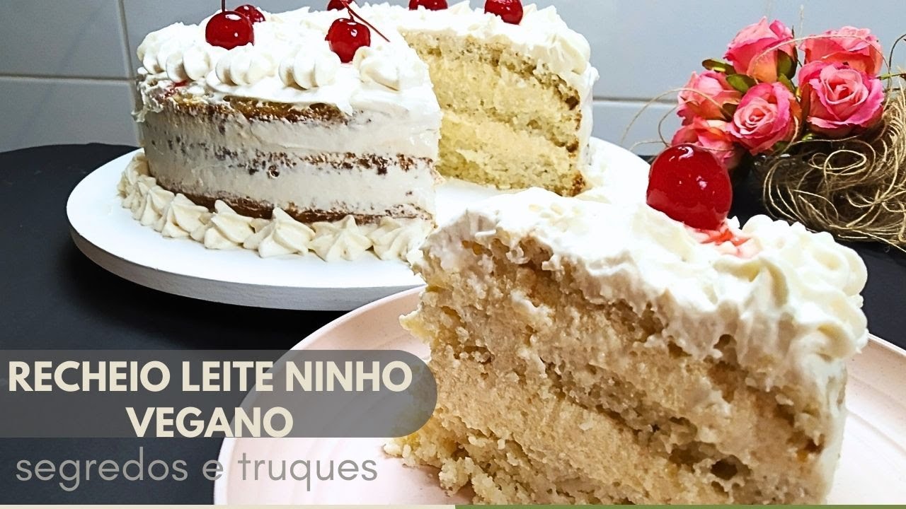 COMO FAZER UM DELICIOSO  RECHEIO DE LEITE NINHO VEGANO