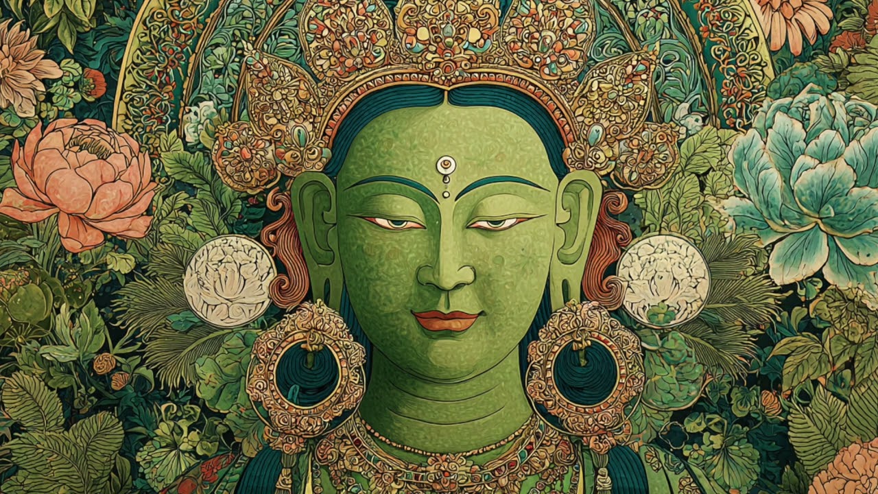 Green Tara Mantra | Modern Ambient Music for Deep Dynamic Meditation 🌿🔥🌸