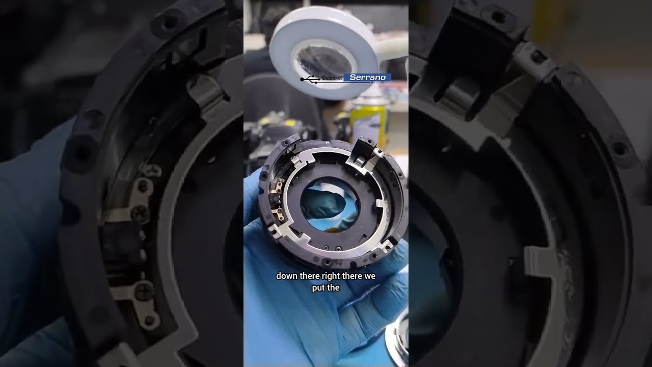 Cirugía óptica: reemplazo de diafragma Canon 85mm f/1.8 📷🛠️ #canon85f1.8 #repairlens #canonlens  