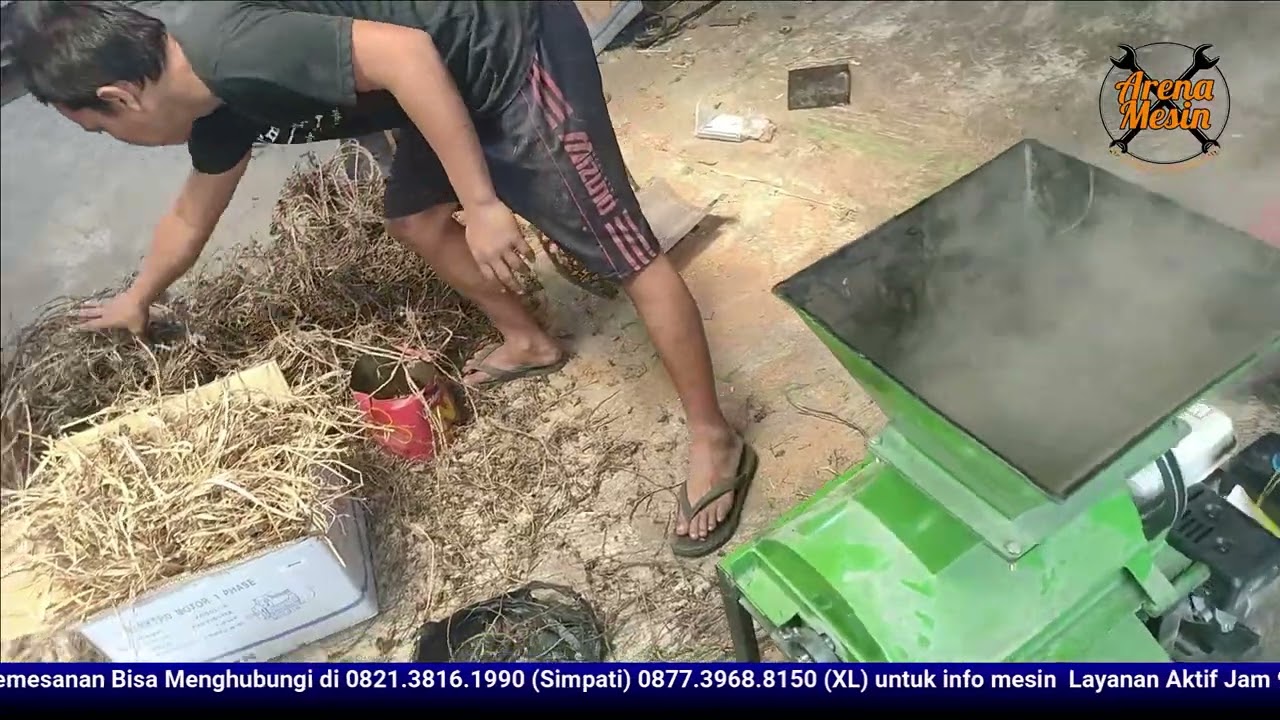MESIN pencacah jerami padi MULTIFUNGSI JERAMI RANTING
