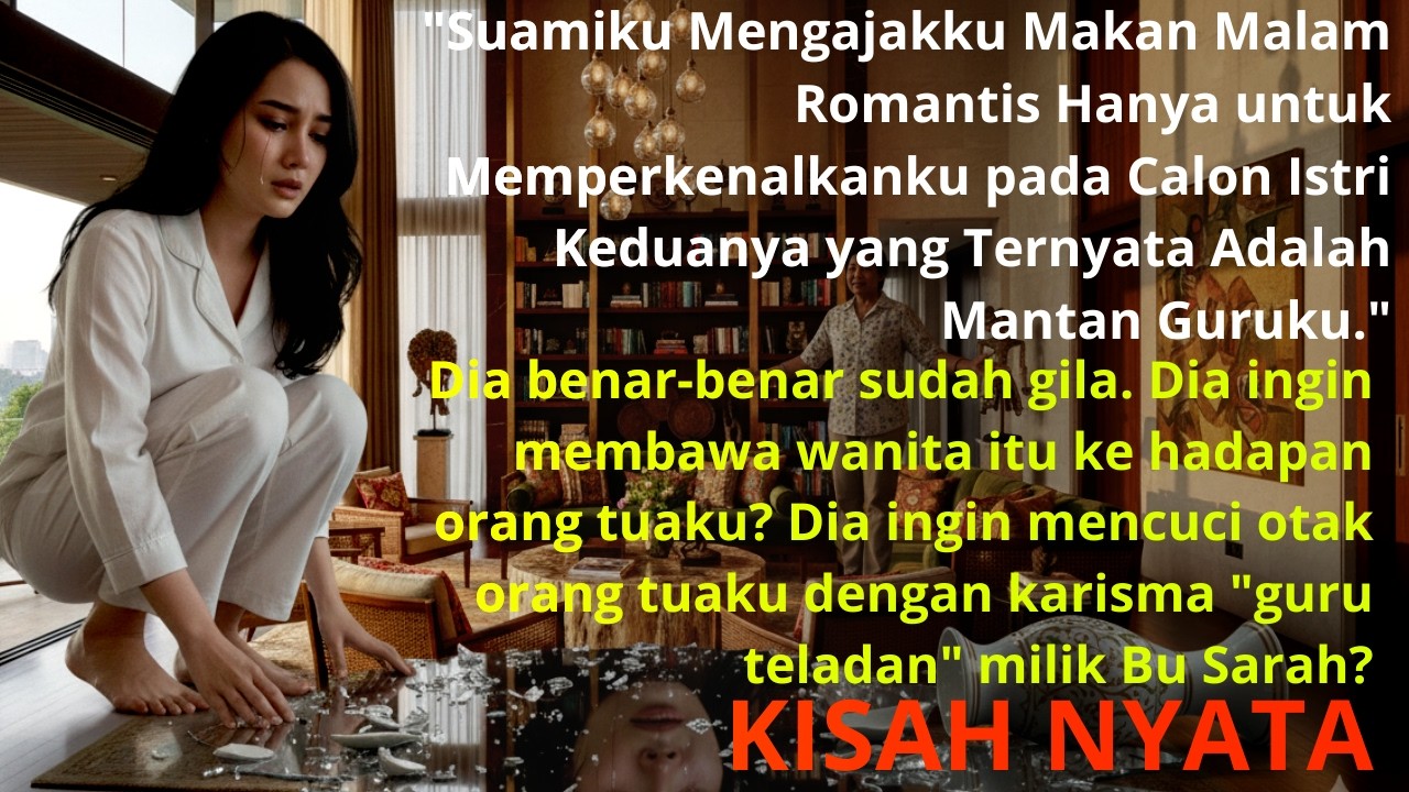 SUAMIKU MENGAJAKKU MAKAN MALAM ROMANTIS HANYA UNTUK MEMPERKENALKAN CALON ISTRI KEDUANYA
