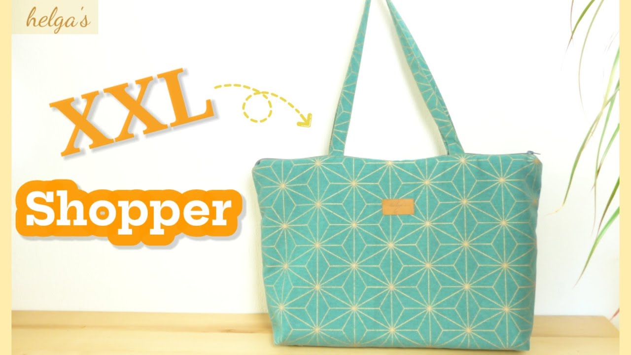 XXL Shopper / Strandtasche einfach nähen!