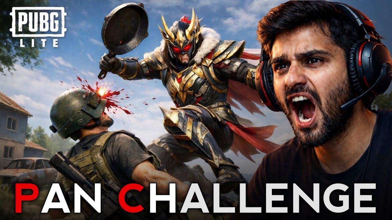 PUBG LITE PAN CHALLENGE 🔥 | No Guns Allowed!