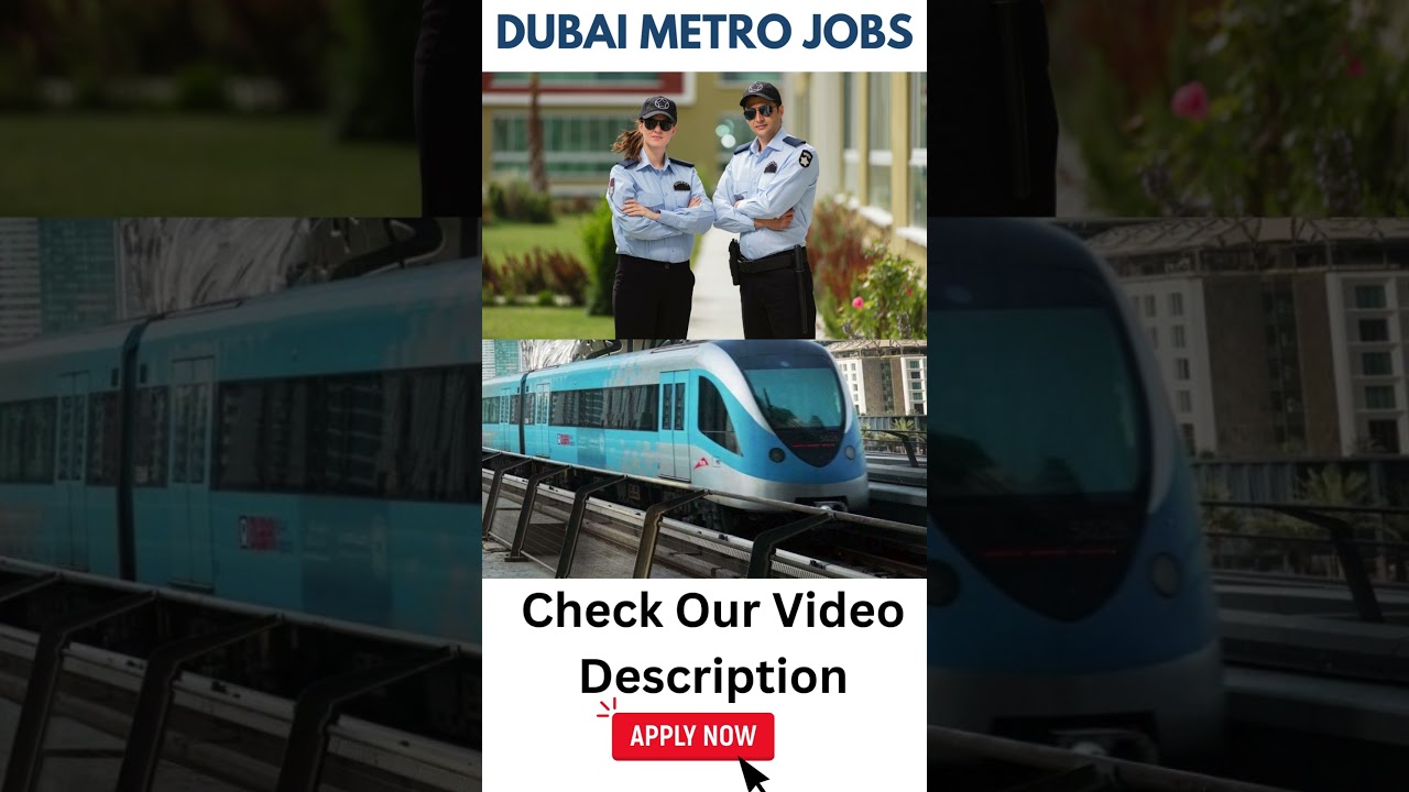 Get Hired FAST in Dubai Metro Jobs 2024! Security Guard Jobs - With Work Visa #dubaijobs