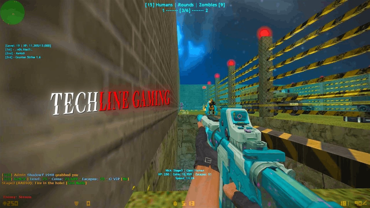 Techline Gaming [ Zombie Escape ] - Counter Strike 1.6