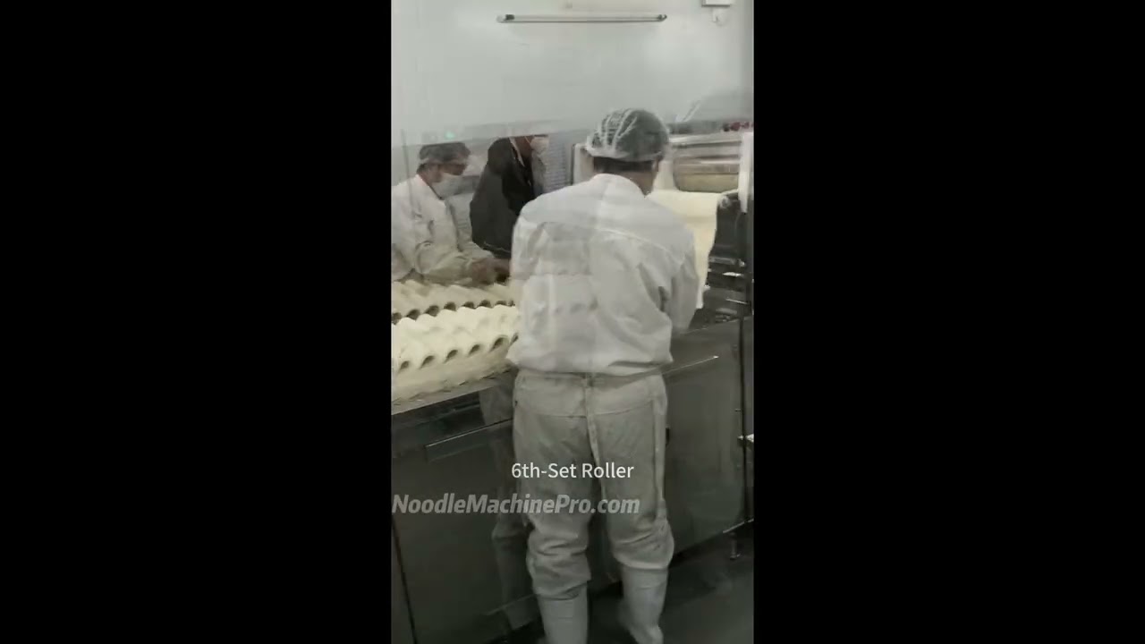 Custom Noodle Machine 9-Stage - 500 kg/h production capacity #noodlemaking #foodmachinery