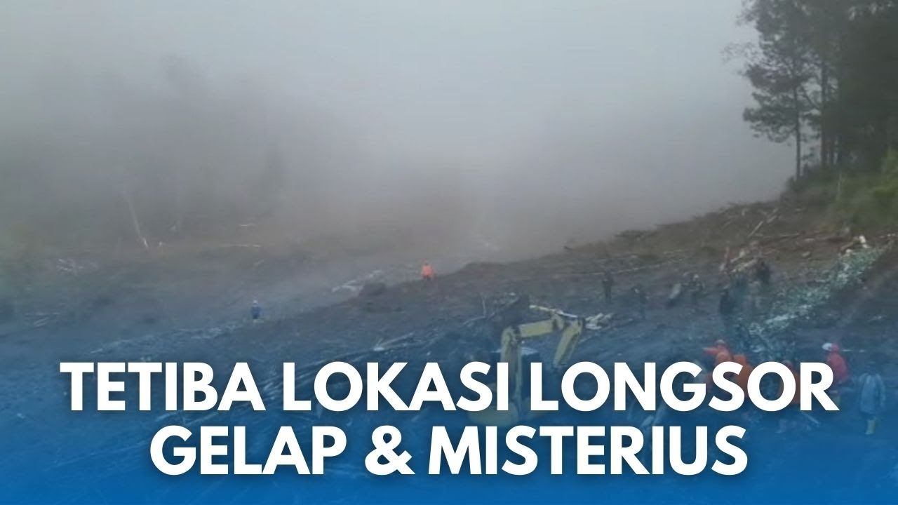 MENDADAK LOKASI LONGSOR CISARUA GELAP BANGET! Mahkota Longsor pun Tak Terlihat Sulit Cari Korban