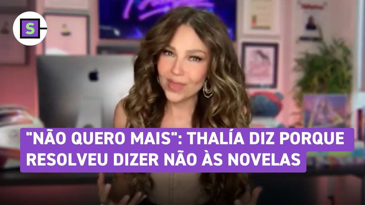 Thalía diz não às novelas para viver no seu próprio ritmo: 'Não quero mais' l entrevista exclusiva