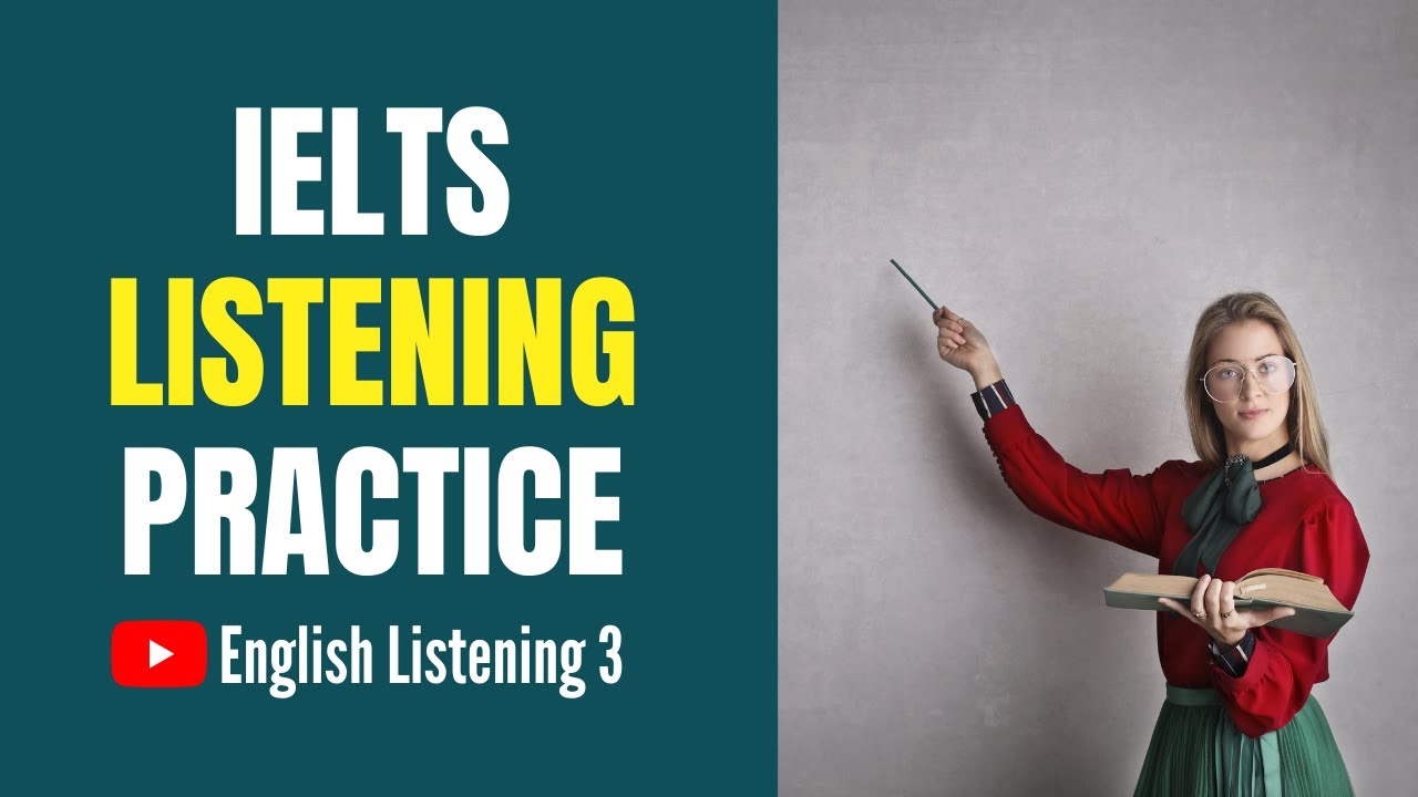 IELTS Listening Practice | Listening for English Learners | English Listening 3 ✔