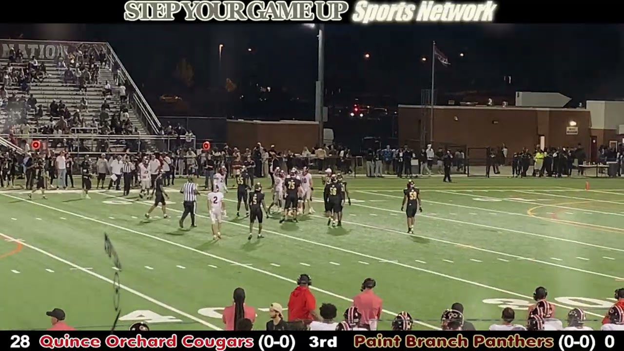 9/5/2025- Quince Orchard 35, Paint Branch 0