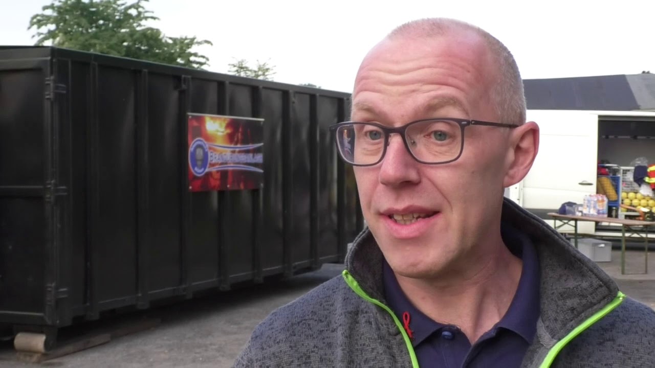 Hei&szlig;ausbildung im Brandcontainer