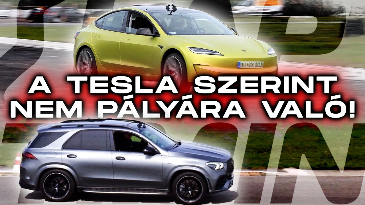 Az AMG ODALETT! / Mercedes AMG GLE 53 vs. Tesla Model 3 Performance by AMTS (Laptiming Ep. 350.)