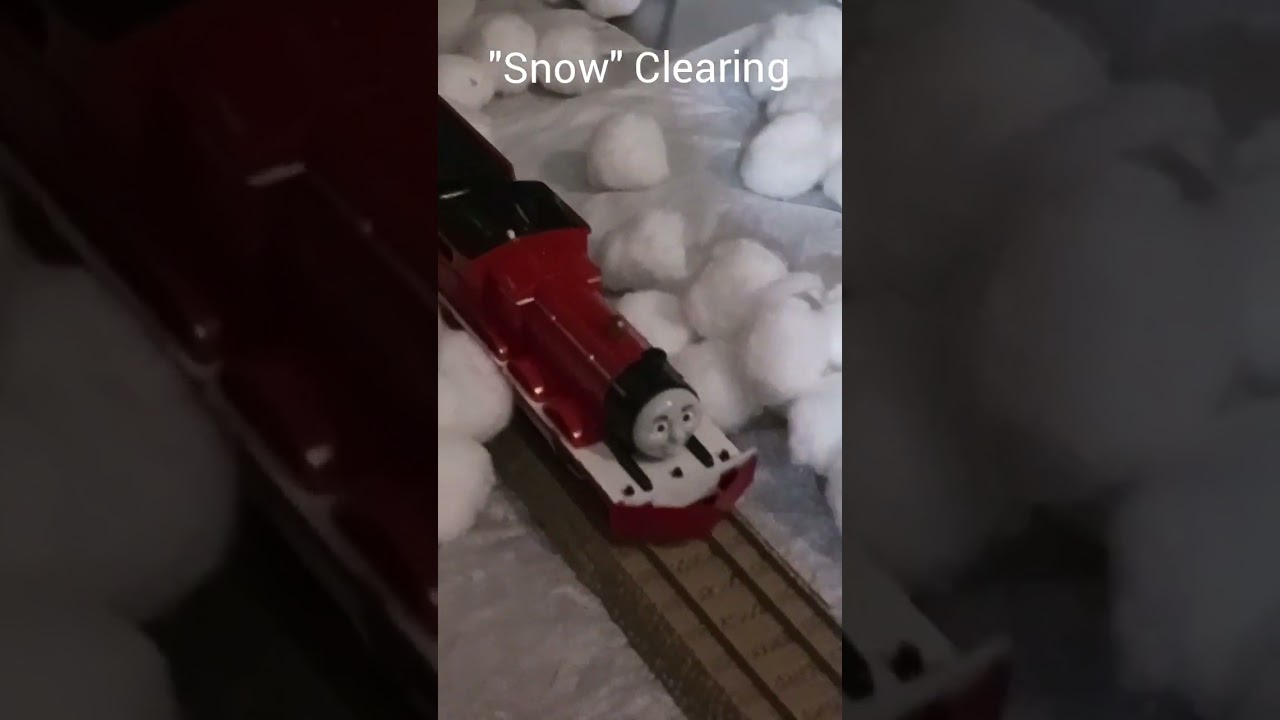 Engines clearing "snow" 