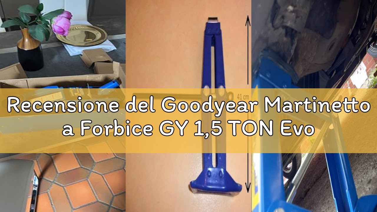 Recensione del Goodyear Martinetto a Forbice GY 1,5 TON Evo