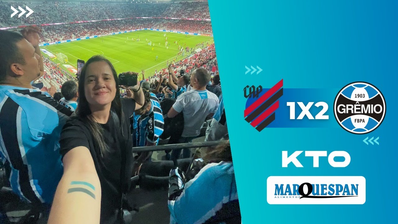 3 PONTOS EM CURITIBA | Vlog | Athletico PR 1x2 Grêmio