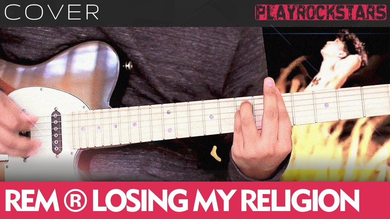 como tocar LOSING MY RELIGION en guitarra REM ⭐️ COVER / ACORDES / RITMO / TABS
