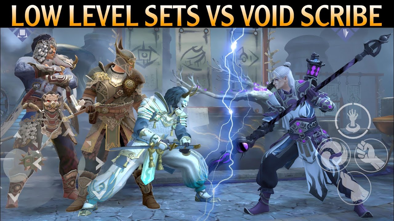Shadow fight 3: Best low level sets to beat Calligrapher | raids boss calligrapher