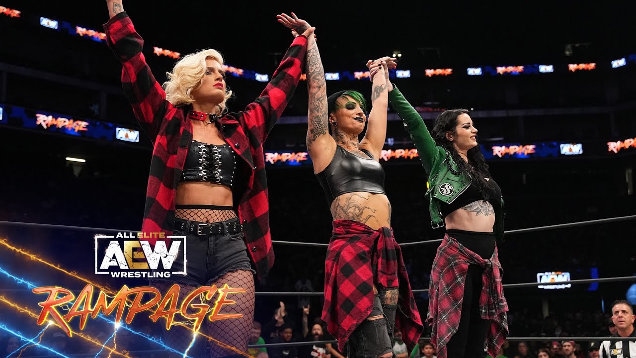 Сарая, Тони Шторм и Руби Сохо забрали ещё одну жертву в Рихо | AEW Rampage 10.03.23
