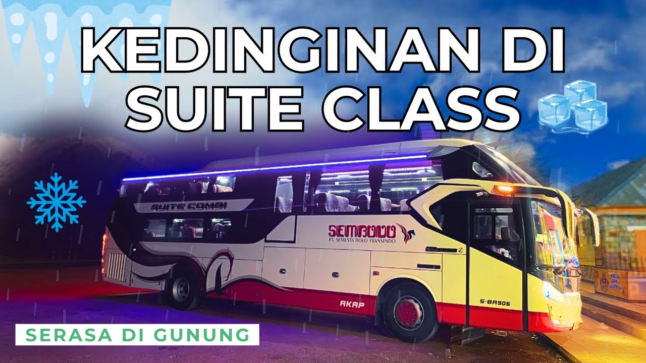 ❄️ Bis Paling Dingin yang Pernah Aku Coba 🥶| Sembodo Suite Combi Bogor - Jogja Sleeper Class