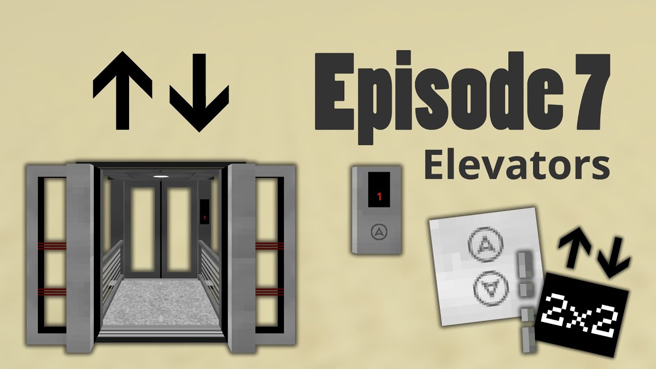 [УСТАРЕЛО. См. Эпизод 10] Лифты — Minecraft Transit Railway Tutorials Эпизод 7