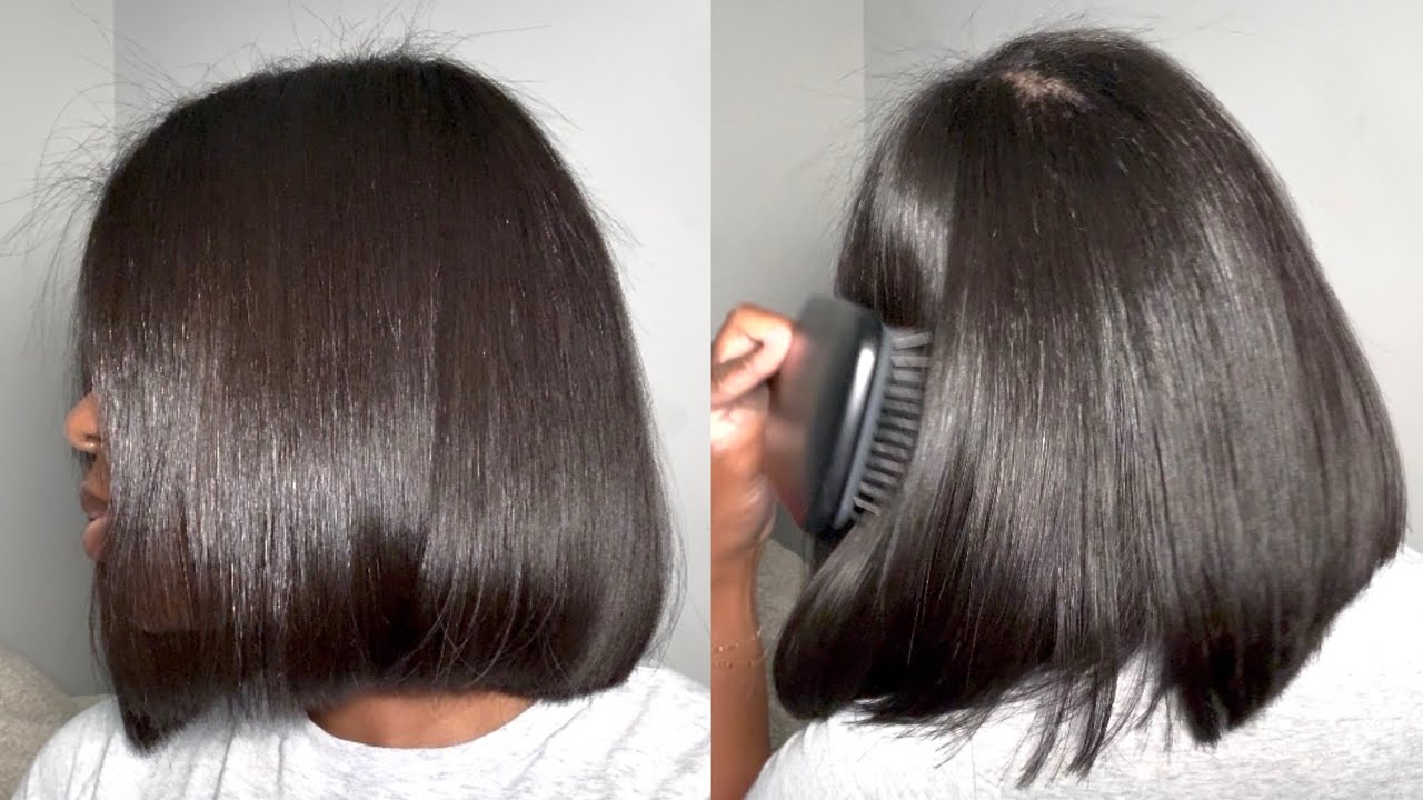 HOW TO: GET THE PERFECT BLOWOUT AND SILK PRESS AT HOME | TYPE 4 NATURAL HAIR | SALON RESULTS | 2025