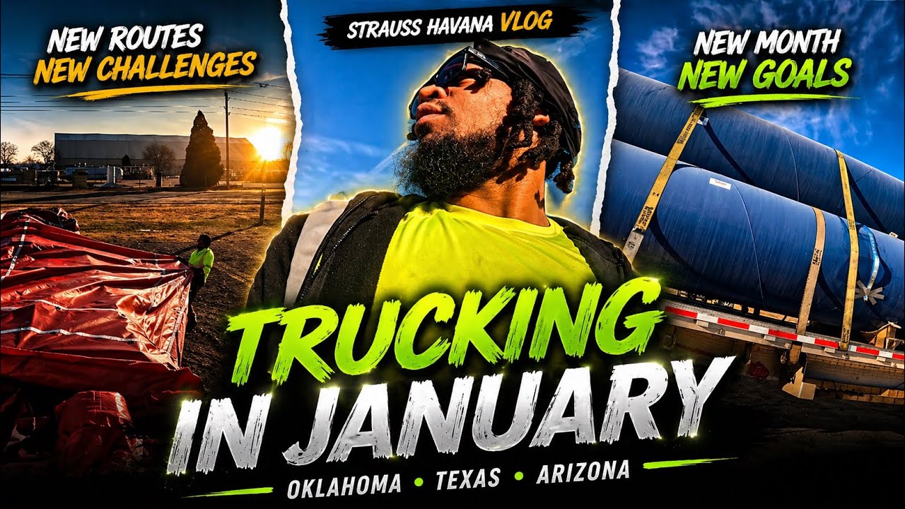 Trucking in January || 1st vlog in 2026 EW WYLIE
