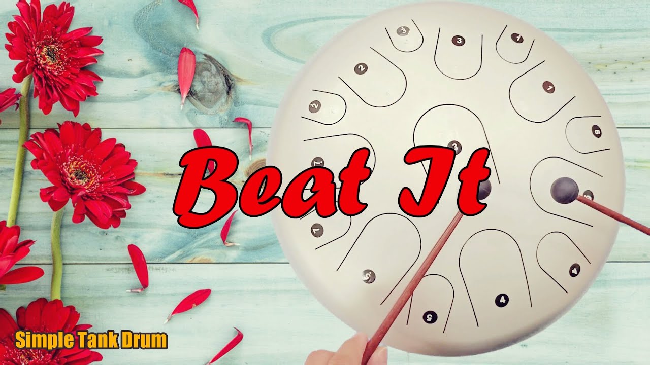 Beat It (Michael Jackson) - Steel Tongue Drum / Tank Drum Cover with Tabs