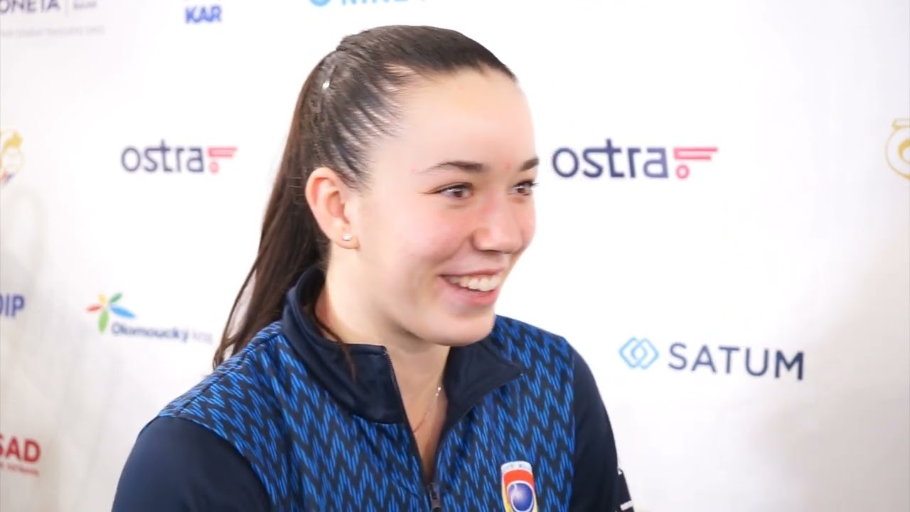 Tereza Valentová po výhře ve finále extraligy | OSTRA Tenisová extraliga 2023