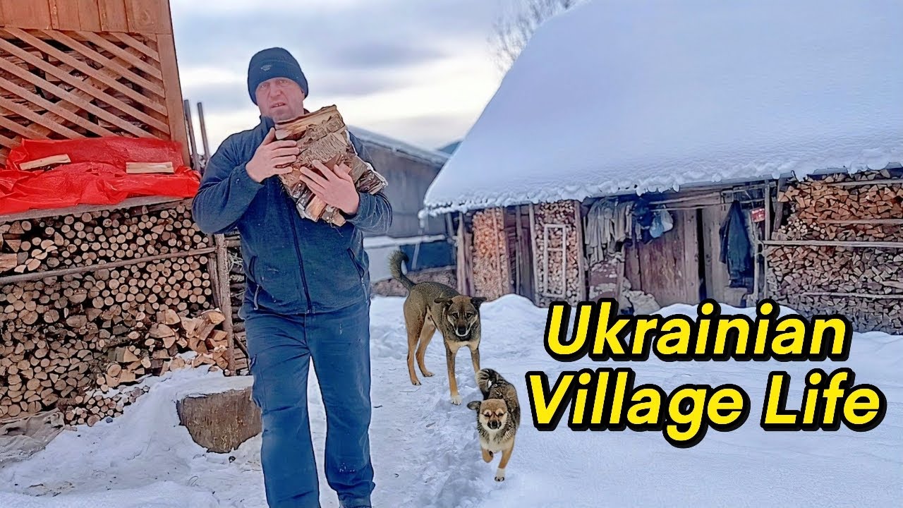 Mykhailo’s Carpathian Village Life ❄️ | Ukrainian Village Life