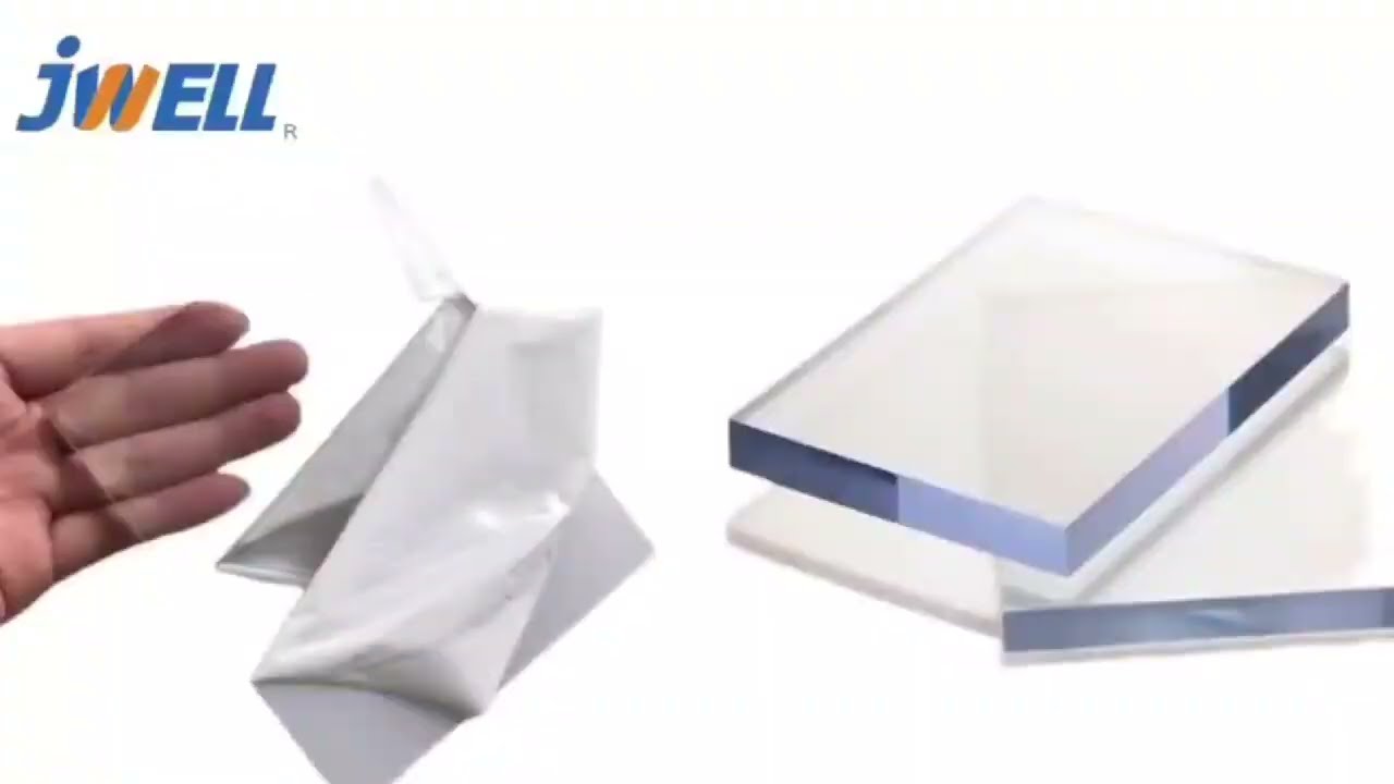 PC solid sheet extrusion machine |Solid Polycarbonate Sheet Plexiglass Window Panel |Jwell Machinery