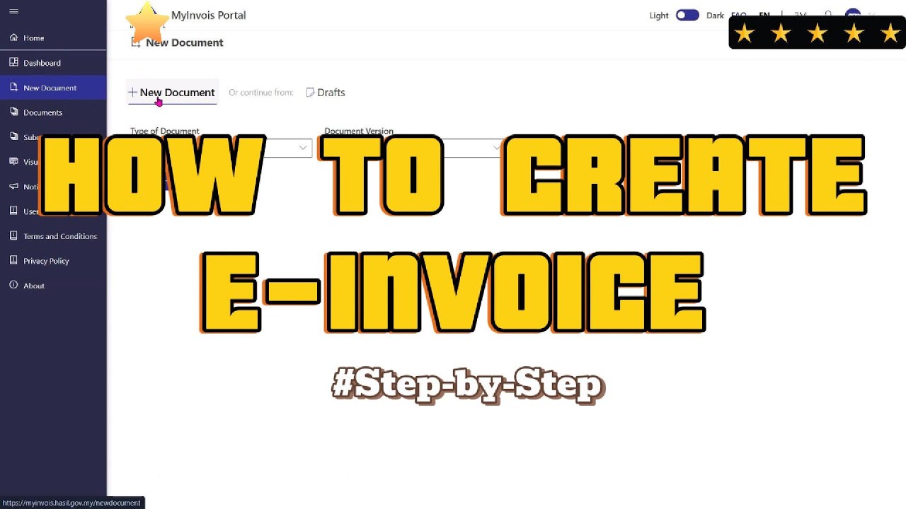 MyInvois [STEP BY STEP] How to create a e-Invoice