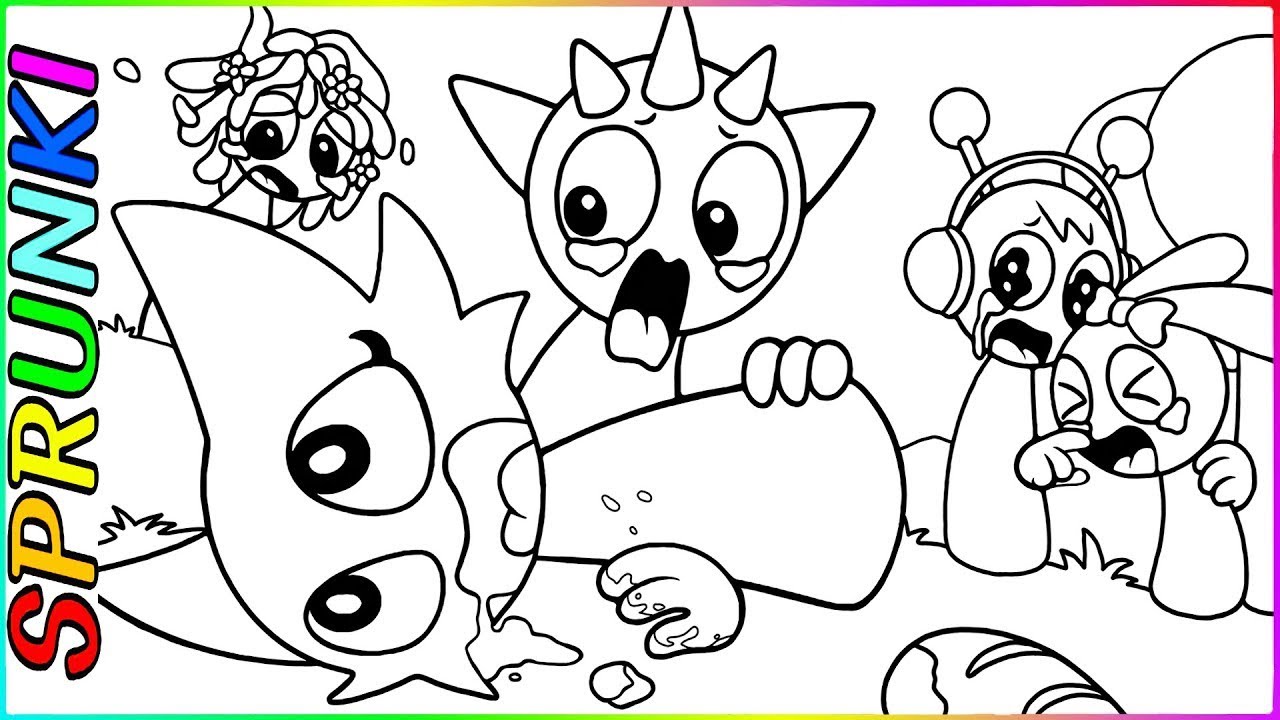Sprunki - R.I.P Wenda... | Wenda So Sad Story... / COLORING PAGES NEW / Сoloring For FUN