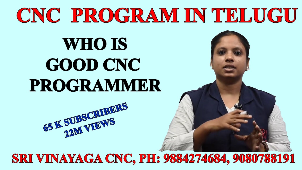 Cnc Programming in Telugu - Cnc Turning Programming Telugu - Cnc Milling Programming Tutorial