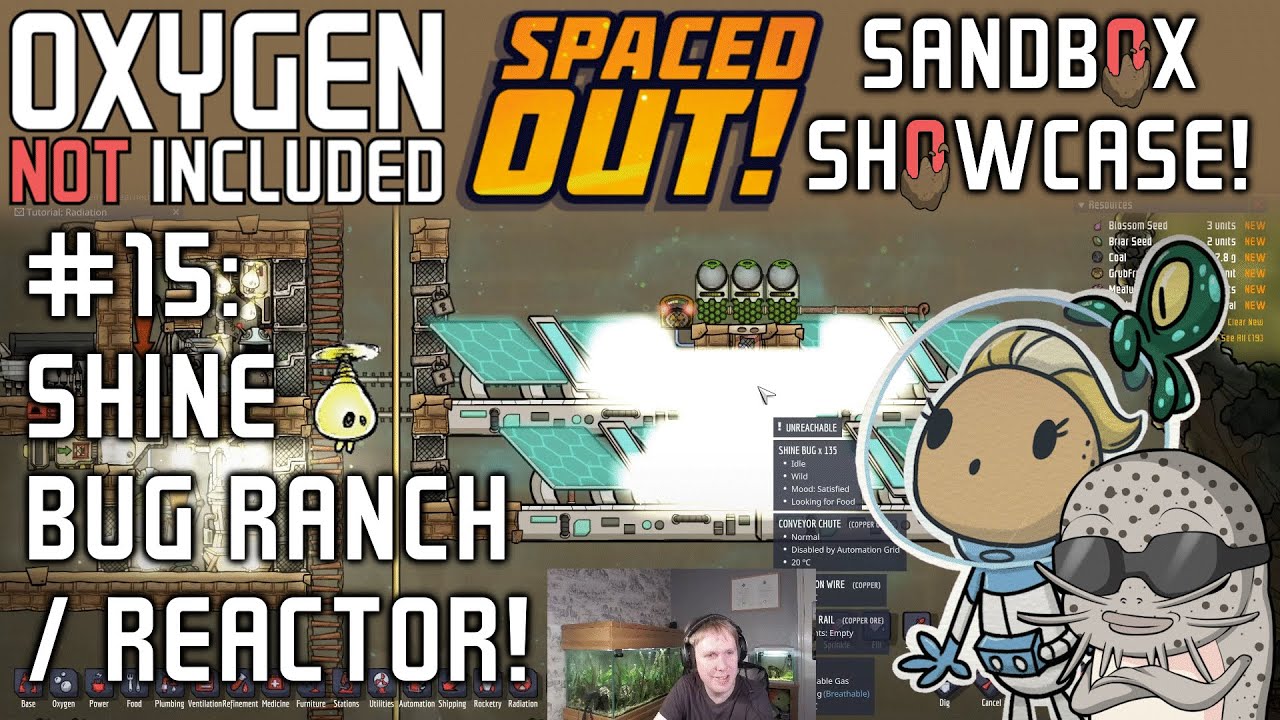 How To Optimise Shine Bugs In ONI: Spaced Out! Sandbox Showcase #15
