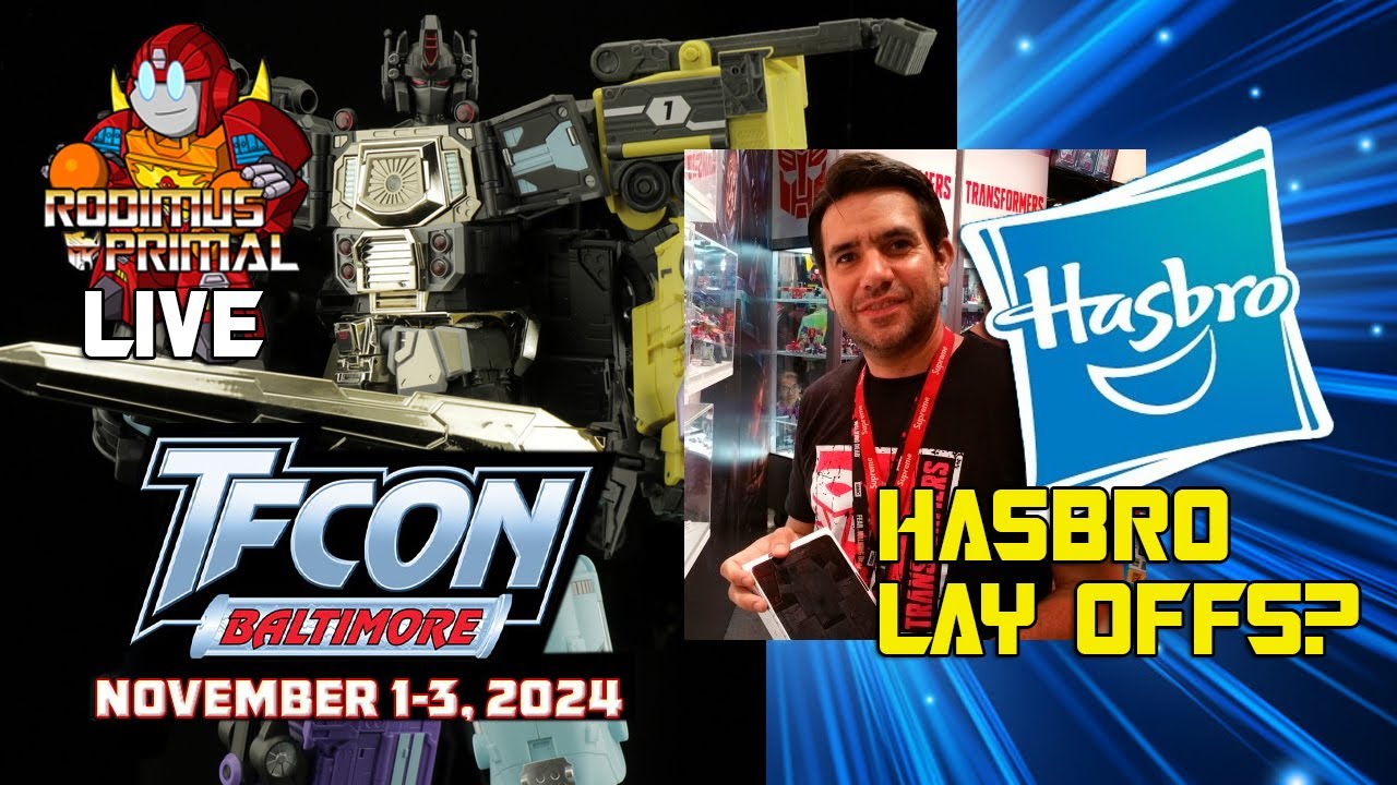 RodimusPrimal LIVE - John Warden Leaves Hasbro, TF Con Exclusvie Revealed!