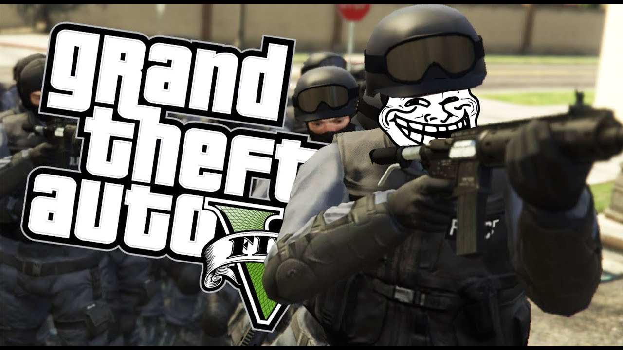 GTA LIFE - PRUEBAS PARA SER POLICIA TROLL!! 😂🤣 - Nexxuz
