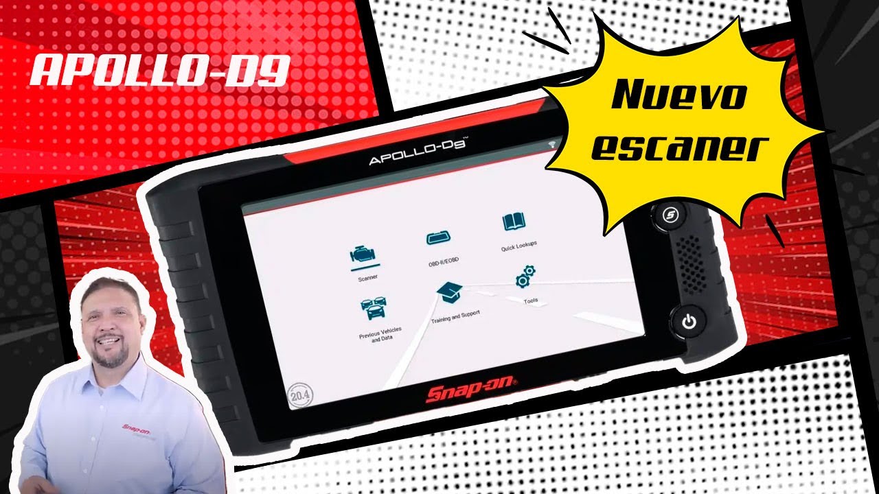 💥NUEVO ESCANER AUTOMOTRIZ APOLLO D9 SNAP-ON💥