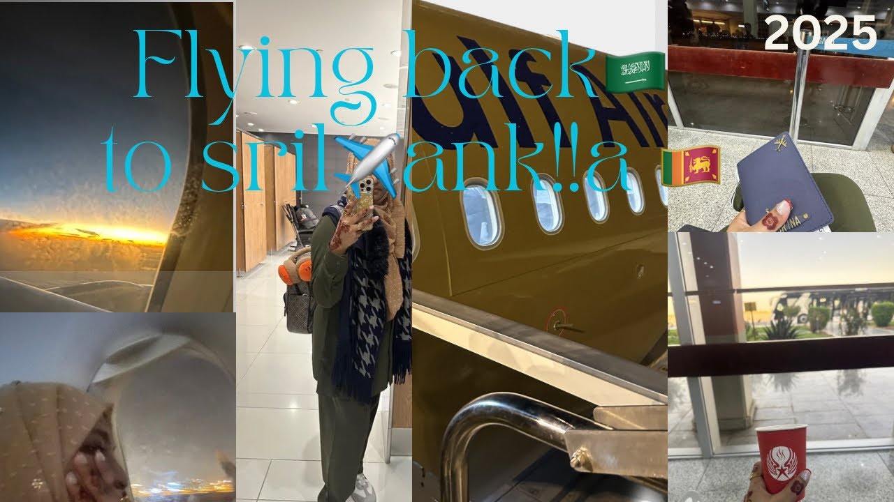 ✈️vacation mode on flying back to srilanka/Saudi packing/shopping 🛍️