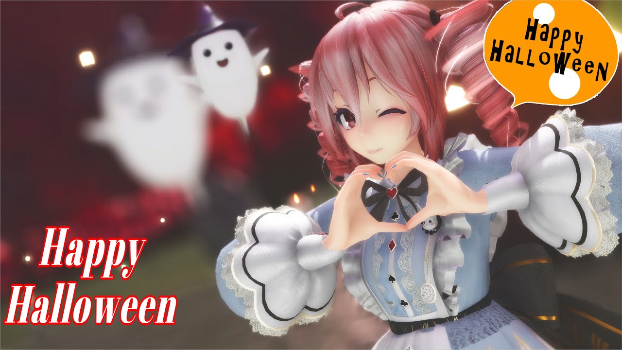 [MMD]  「Happy Halloween」 TDA式改変テトさん