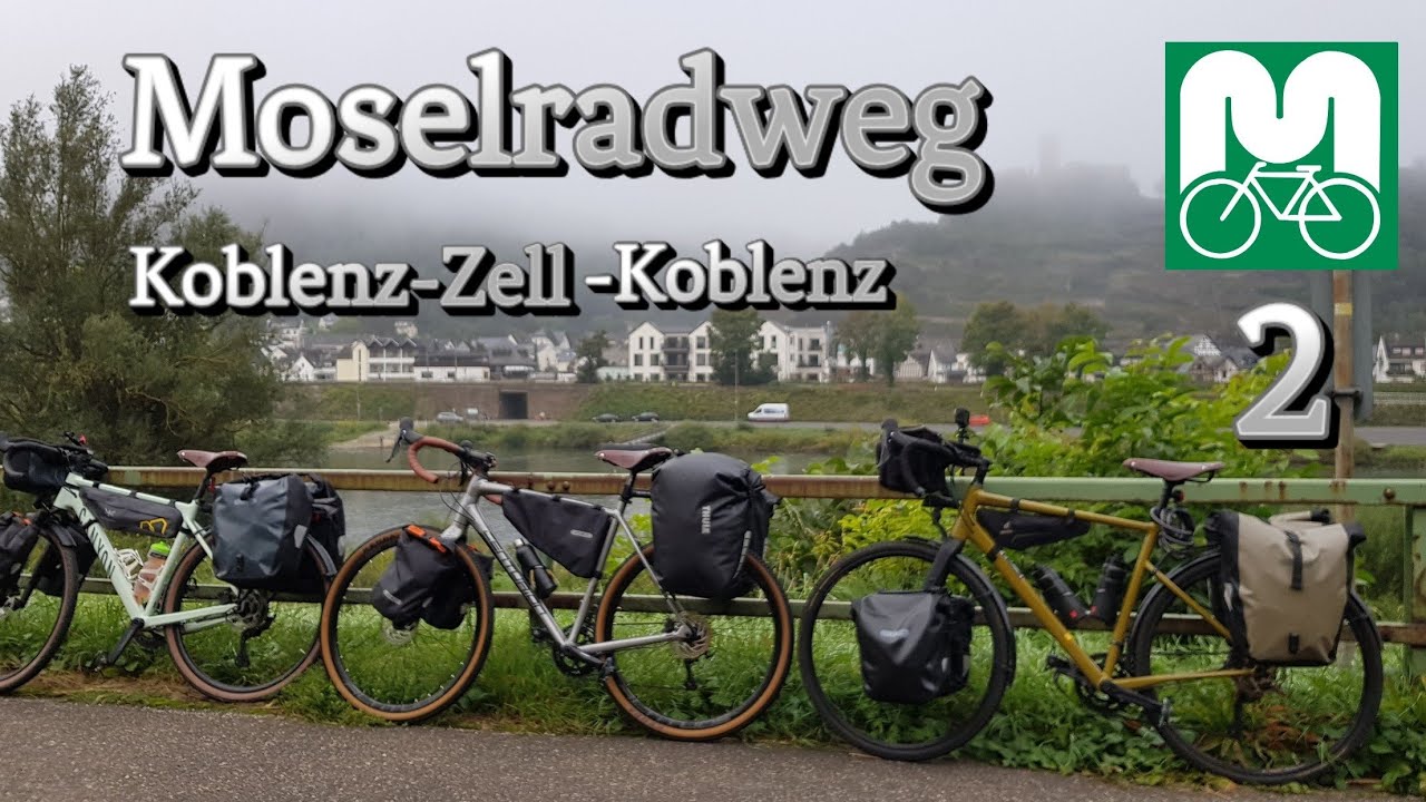 Moselradweg Zell Koblenz 88Km Radvergnügen mit dem Gravelbike Traum Fahrradtour Mosel Bikepacking