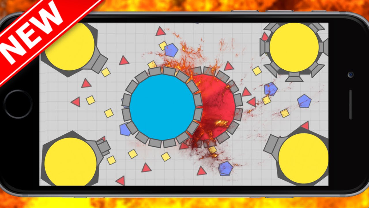 Diep.io Mobile Mothership Destruction  Domination Control - New Update/New Game Modes!!